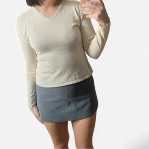 Ralph Lauren Beige V-Neck Sweater